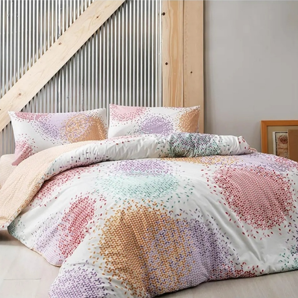 Taç Rio Ranforce Tek Kişilik Nevresim Takımı Turuncu