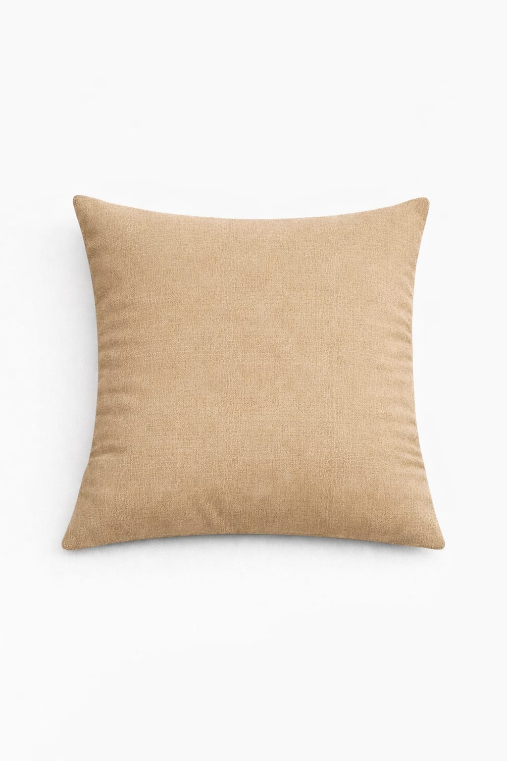 PerdeYap Kadife Dokulu Bej Kırlent Yastık Kılıfı ( 1 Adet )