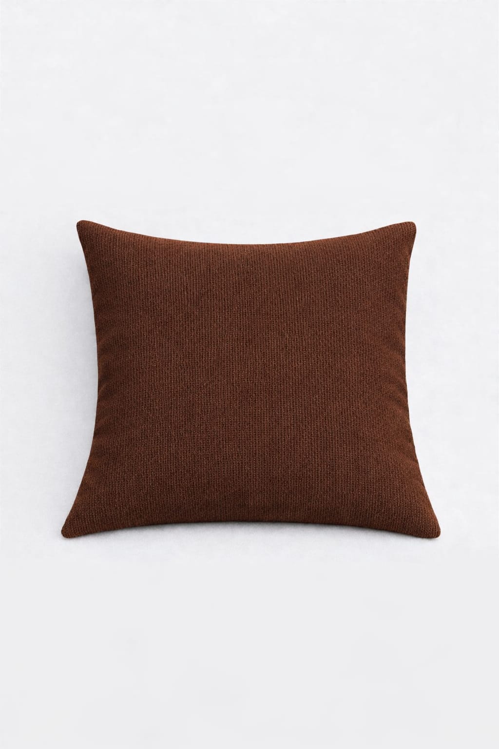 PerdeYap Kadife Dokulu Kahverengi Kırlent Yastık Kılıfı ( 1 Adet )