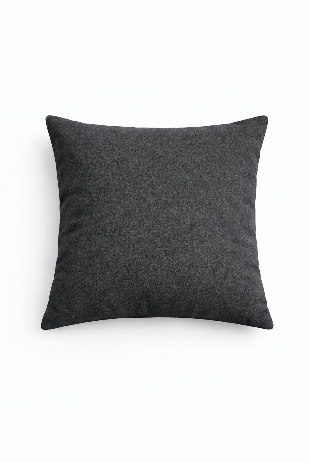 PerdeYap Kadife Dokulu Koyu Gri Kırlent Yastık Kılıfı Antrasit ( 1 Adet )