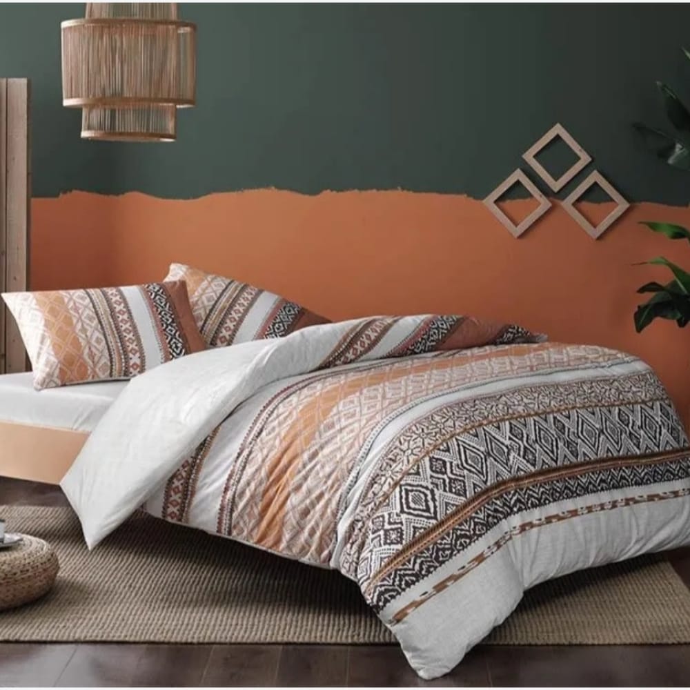 Taç Daria Ranforce Tek Kişilik Nevresim Takımı Taba