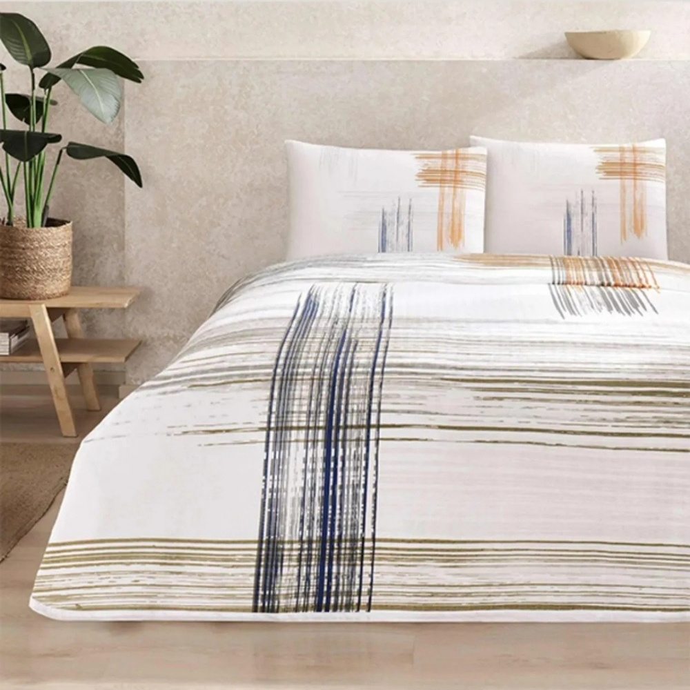 Taç Baskılı Fanny Çift Kişilik Pike Takımı Gri